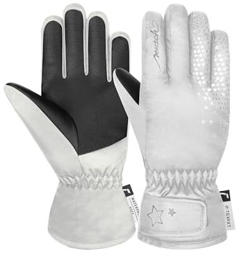 Reusch Alice R-TEX® XT Junior warme, wasserdichte, Winddichte und atmungsaktive Winterhandschuhe Fingerhandschuhe Skihandschuhe Schneehandschuhe für Kinder Kids Jugendliche Mädchen und Jungen
