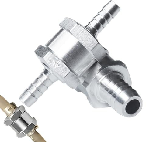 HABNI Válvula De Retención De Combustible De 2 Piezas Válvula De Retención De Carburador De Aluminio Válvula De Retención De Combustible Valvula Anti Retorno Agua Válvula Antirretorno De Aluminio