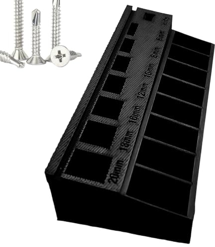 Organisateur De Vis - Trieur De Vis Efficace Avec Atelier Et Bricolage | Organisateur De Boulon Pratique Avec Stockage D'outils Soignés | Étui De Stockage Matériel Durable Idéal Pour Les Vis, Les Écro