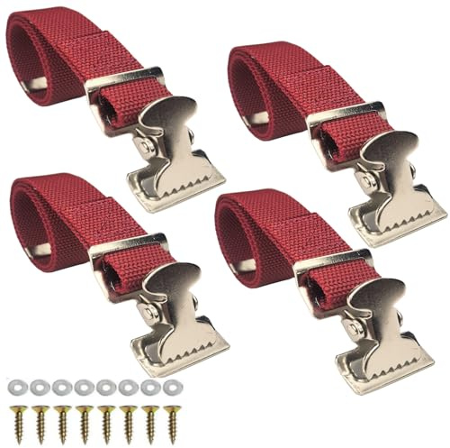 YuddiagZho Universal Drywall Stilt Replacement Straps (4PCS) - Adjustable Nylon Leg Straps for Secure & Comfortable High Work - Construction, Painting, Plastering, Street Performances