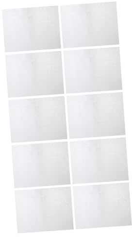 WRITWAA 10 Feuilles Film de Plastification Laminage Transparent Étanche Pet Flexible Résistant Aux Chocs pour Protection Photos