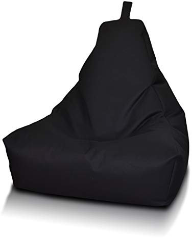 Ecopuf Keiko S Sitzsack - Outdoor und Indoor Bean-Bag aus Polyester mit Anti-Verlust Reißverschluss - 75x70 cm