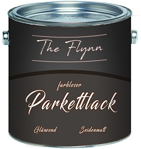 The Flynn Högkvalitativ parkettlack, parkettvård, glänsande, sidenmatt, färglös (1 L, glänsande)