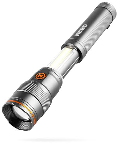 NEBO Galileo 1000 Lumen Lantern - Rechargeable Camping Lantern & Power Bank - 360˚ COB LED Lighting