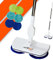 Bonplus BP | Kabelloser elektrischer rotierender Mopp | Spinner Mop | Autonomie 50 Minuten | Schnellladung | Leistung 105 U/min | Für alle Bodenarten geeignet | 3 Arten von Köpfen | Reinigung