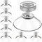 OioTuyi Lot de 20 Ventouses Multi-Usage Ø 30mm avec Filetage M5x7mm pour Vitres, Tables en Verre, Salle de Bain, Voiture, et Rideaux Isolants de Camping-Car, Transparentes avec Écrous Moletés