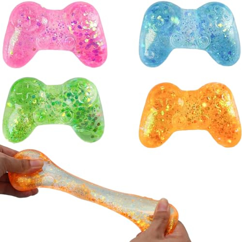 PYEUIFT 4 Piezas Juguetes Antiestrés Suaves - squishy squishies stress ball muelles juguetes niños squeeze toys pelota antiestres niños mochi pelota antiestres pelota Para Adultos, Niños, Oficina