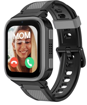 LAGENIO K10 4G Smartwatch bambini con GPS e funzione telefono, schermo da 1,8 pollici, batteria da 950 mAh, Impermeabile IP68, modalità classe, chiamata di emergenza SOS - orologio smartwatch bambini
