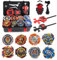 Netoke Gyros Kreisel Set, 4D Kampfkreisel Modell Speed Kreisel Mit Für Weihnachten, Geburtstag - 8 X Tops + Gyros Launcher CW
