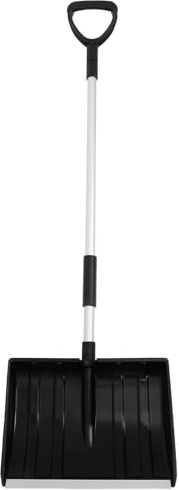 Schwere Hochleistungs-Schneeschaufel mit Großvolumen | Robuste Alu-Konstruktion, ergonomischer Teleskopgriff Für Hof, Garten, Auffahrt & gewerbliche Einsätze