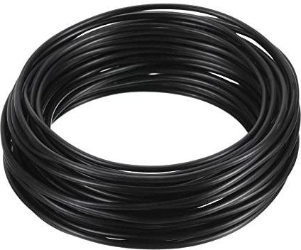 PATIKIL 2.5mm Bonsai Formazione Filo, Floreale Filo Gambi Anodizzato Alluminio Albero Filo 32.8 Piedi Totale per Giardinaggio Ramo Fissaggio, Nero