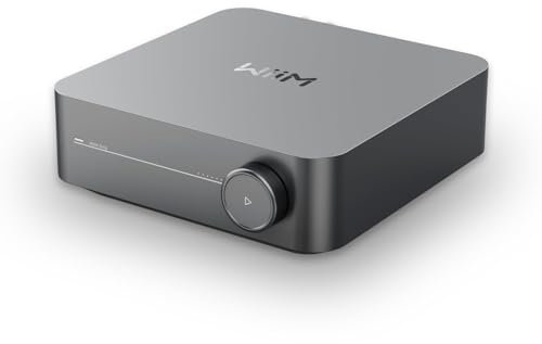 WiiM Amp: Amplificatore in streaming multiroom | Compatibile con AirPlay, Google Cast, Alexa | HDMI, controllo vocale | Streaming da Spotify, Amazon Music, Tidal e altro | Grigio spazio