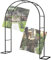 Gartenbogen, Laube, Breit, 80–350 cm, Pflanzengitter, Hochzeitstorbogen, Rosenbögen, Stahlrahmen, Für Hochzeit, Brautparty, Elegante Dekorationen Und Kletterpflanzen Im Garten, Ranken,B80xH200cm/3