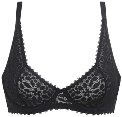 DIM Soutien-Gorge Femme Daily Dentelle | Armatures | Dentelle Florale Ajourée | Maintien et Confort