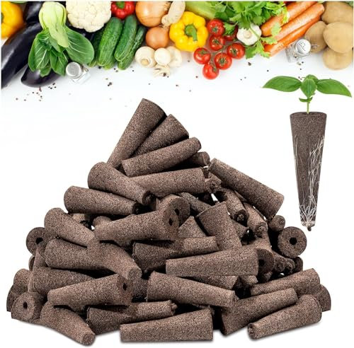 70 Pcs Seed Pods, Alternative Grow Sponges for Hydroponics, Hydroponic Sponges Kit for Indoor Garden System