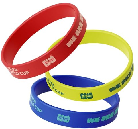 Hy-Pro FIFA World Cup 2026 3PK Silicone Wristbands