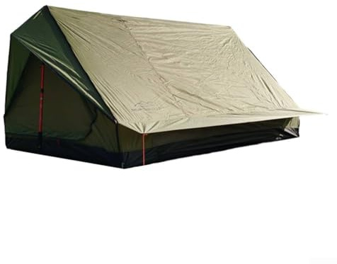 Yhenlovtt Tienda de campaña ultraligera para mochileros y trekking Allseason Pu4000 Pu3000 sin postes para 2 Rainfly Plus con diseño de suelo Oxford (verde)