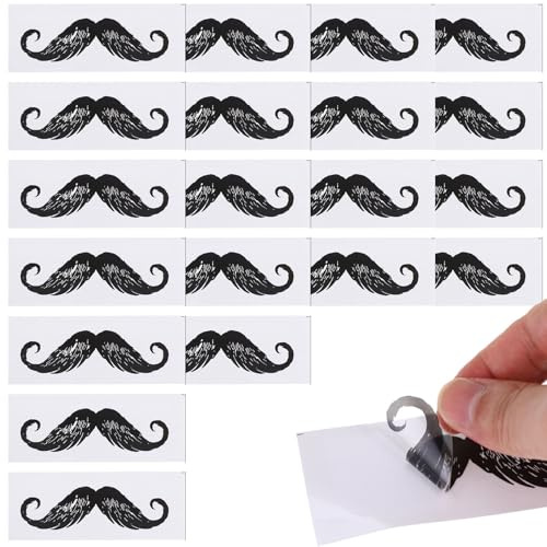OATIPHO Autocollants pour Barbe et Épilation du Nez 50pcs en Pp Noir, Utilisation Rapide et Confortable à Domicile Déplacement pour Débutants