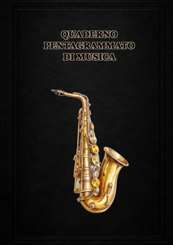 Quaderno Pentagrammato di Musica: 12 Pentagrammi per Pagina • A4 • 120 Pagine
