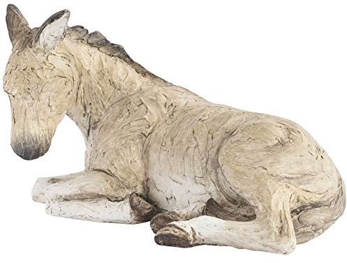 More Than Words Nativity Donkey Figurine, Brown