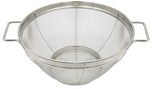 Escurridor Malla Acero Inoxidable Con Asas Ø 22 cm.