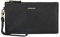 DORIS&JACKY Clutch aus Ziegenleder, mit Handgelenk, niedlich, klein, mit Riemen, 1-schwarz, Middle, Ziegenleder, schwarz