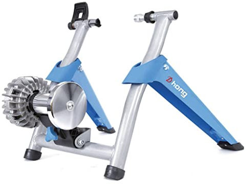 aiNPCde Fluid Fahrrad Rollentrainer Tragbarer Indoor Fahrradtrainer Geräuschreduzierung, Progressiver Widerstand – Geeignet für 26-29 Zoll Rennräder und Mountainbikes