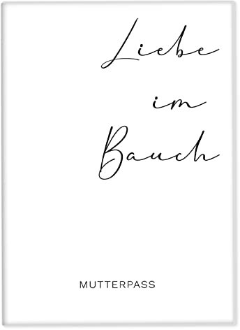 Joli Coon Mutterpasshülle Liebe im Bauch - für Deutschen Mutterpass