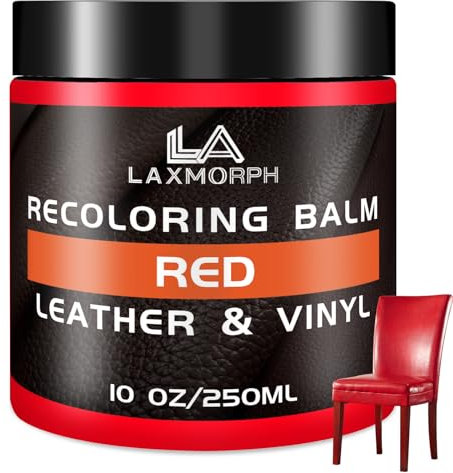 Kit di Riparazione della Pelle Rosso, 250ml Cura liquida della Pelle per Divano in Pelle, Colore della Pelle, Kit di Riparazione della Similpelle per la Riparazione di divani