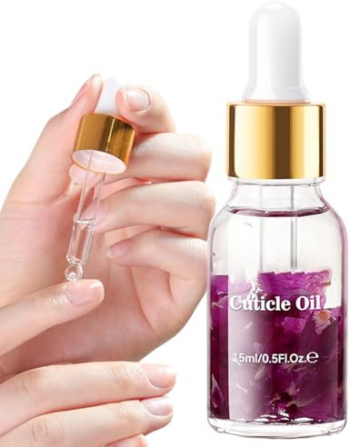 Olio per unghie e cuticole, olio per la riparazione delle unghie, 15 ml, prodotto nutriente per la cura delle unghie danneggiate e screpolate, per donne e uomini, viaggi a casa