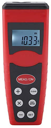 Telemetro Cercapersone a Ultrasuoni, Strumento di Misurazione della Distanza di Lunghezza Palmare LCD Digitale, Misuratore di Distanza Elettronico Wireless