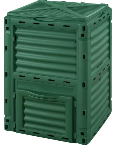 Linea Garden Friend C1933431 Composter 300 l. De polipropileno resistente a la intemperie, verde.
