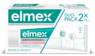 Elmex Sensitive Professional + Zahnfleischpflege 2 x 75 ml Packung