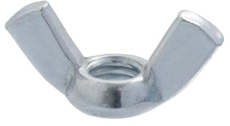 10 Stück Flügelmuttern M10 - verzinkt - DIN 315 - Schmetterlingsmuttern mit kantiger Flügelform Flügelmutter amerikanische Form