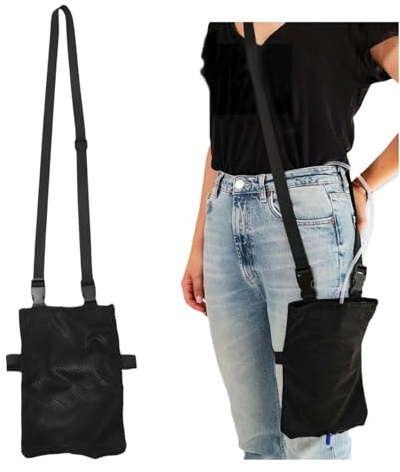 28cm*20cm,Taschen für urinbeutel,Elastischer und vielseitiger beinbeutelhalter,Katheter beinbeutel halter,Urinbeutel abdeckung,Vielseitiger beinbeutelhalter,Verstellbare Schultergurte,atmungsaktives