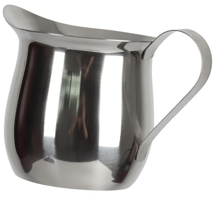 siduytin Coffee Milk Cup Milk Frothing Jug Pouring Jug Smooth Flowing Spout for Beautiful Latte Art Long Mouth of Cup Makes Mouth of Clr to Liquid Face