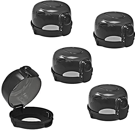 Cypropid Skydd för köksspis, babysäkerhet gasspis knoppskydd, skyddslås för barnsäker – 5-pack