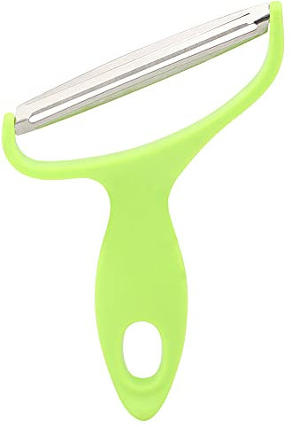 2 pièces éplucheur de légumes à large bouche verte avec trou de suspension, râpes de carottes de pommes de terre à chou de légumes multifonctions pour la cuisine à domicile