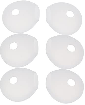 Lot de 3 paires d'embouts de rechange en silicone souple pour écouteurs intra-auriculaires