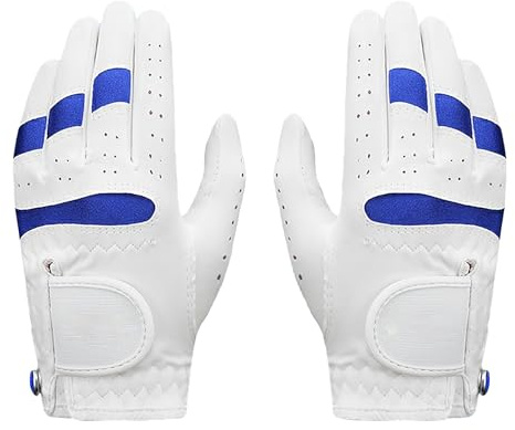 OhMill 1 Paire de Gants de Golf pour Enfant Gants en Microfibre Respirants Confortables avec Marquages Amovibles Gants de Sport Professionnels Antidérapant Entraînement en Plein Air