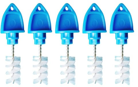 HLBEST 5 fundas para tapones de grifo de cerveza y cepillos de limpieza para grifos de cerveza de barril y cepillo para grifos de barril