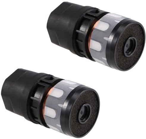 Sarngk N-813 2 Pieces Microphone Cassette Dynamic Microphones Capsule Universal Microphone Replace Repair