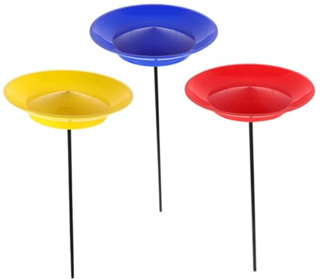 CIYODO Kit di Giocoleria con 3 Piatti Rotanti Colorati e Bastoncini da Giocoleria Leggeri, Set Giochi di Abilità per Spettacoli Circensi, Eventi Sportivi e Allenamento