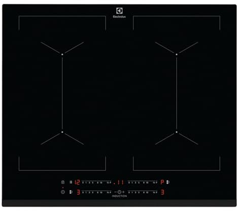 Electrolux EIV644 Integrado Con - Placa (Integrado, Con placa de inducción, Vidrio, Negro, Rectangular, 180 x 210 mm)