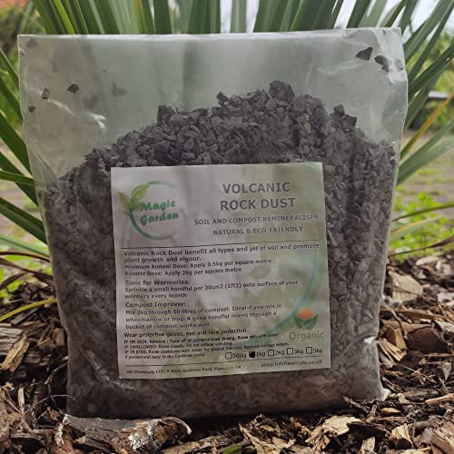 Volcanic Rock Dust Organic Fertiliser Soil Compost Remineraliser Top 500g 1kg (1kg)