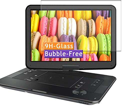 Vaxson Film Protecteur d'écran Verre Trempé, compatible avec SUNPIN Portable DVD Player 15.6 [Zone Active Uniquement] Neuf 9H Screen Protector Guard