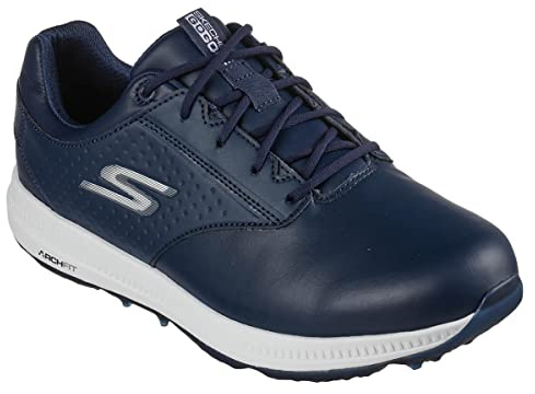 Skechers Go Golf Elite 5 Legend, Zapatillas Hombre, Azul Marino (Navy Leather), 41 EU