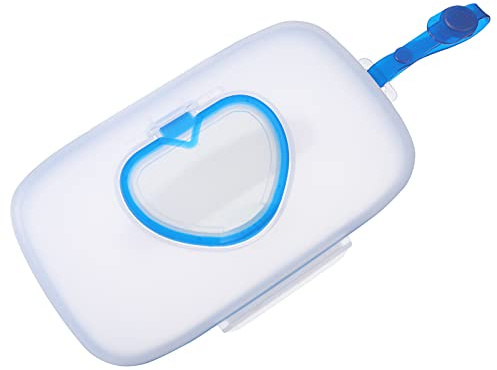 Healifty Contenitore per salviette umidificate portatili, per passeggini, con guarnizione in silicone, riutilizzabile per i viaggi e la casa