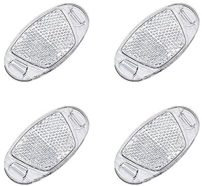 gvivej Speichen Katzenaugen, 4 Stück Speichenreflektoren Fahrrad, Fahrrad Speichen Reflektoren, Katzenaugen Reflektoren, Bike Fahrrad Warnlicht, Katzenaugen Reflektoren Fahrrad, Speichenreflektoren