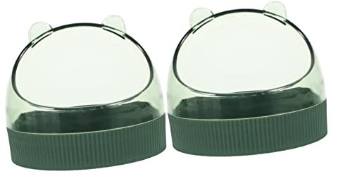 POPETPOP 2 Stücke Meerschweinchen Futternapf Reise-haustiernapf Tier Fütterungsschüssel Acryl Sicher